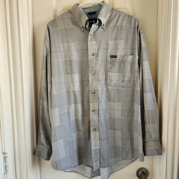 woods and gray Other - Woods & Gray Men's Size Medium Long Sleeve‎ Button Down Shirt Abstract Design